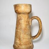 Vintage Saint Clément vase in beige ceramic