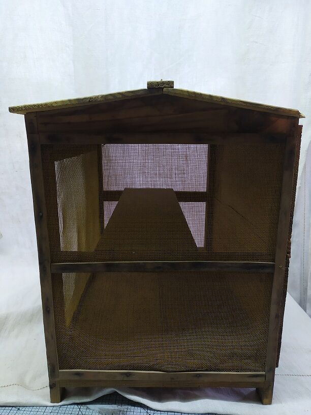 Garde manger en bois ancien Vintage