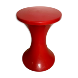 Vintage tam Tam red plastic stool