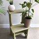 Stepleau/walking green feet patinated