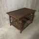 Table basse en rotin, années 70