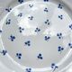 Antique French Earthenware Plate from the 19th century with small blue flower motif