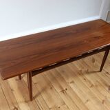 Vintage Scandinavian teak coffee table Trioh 1960s