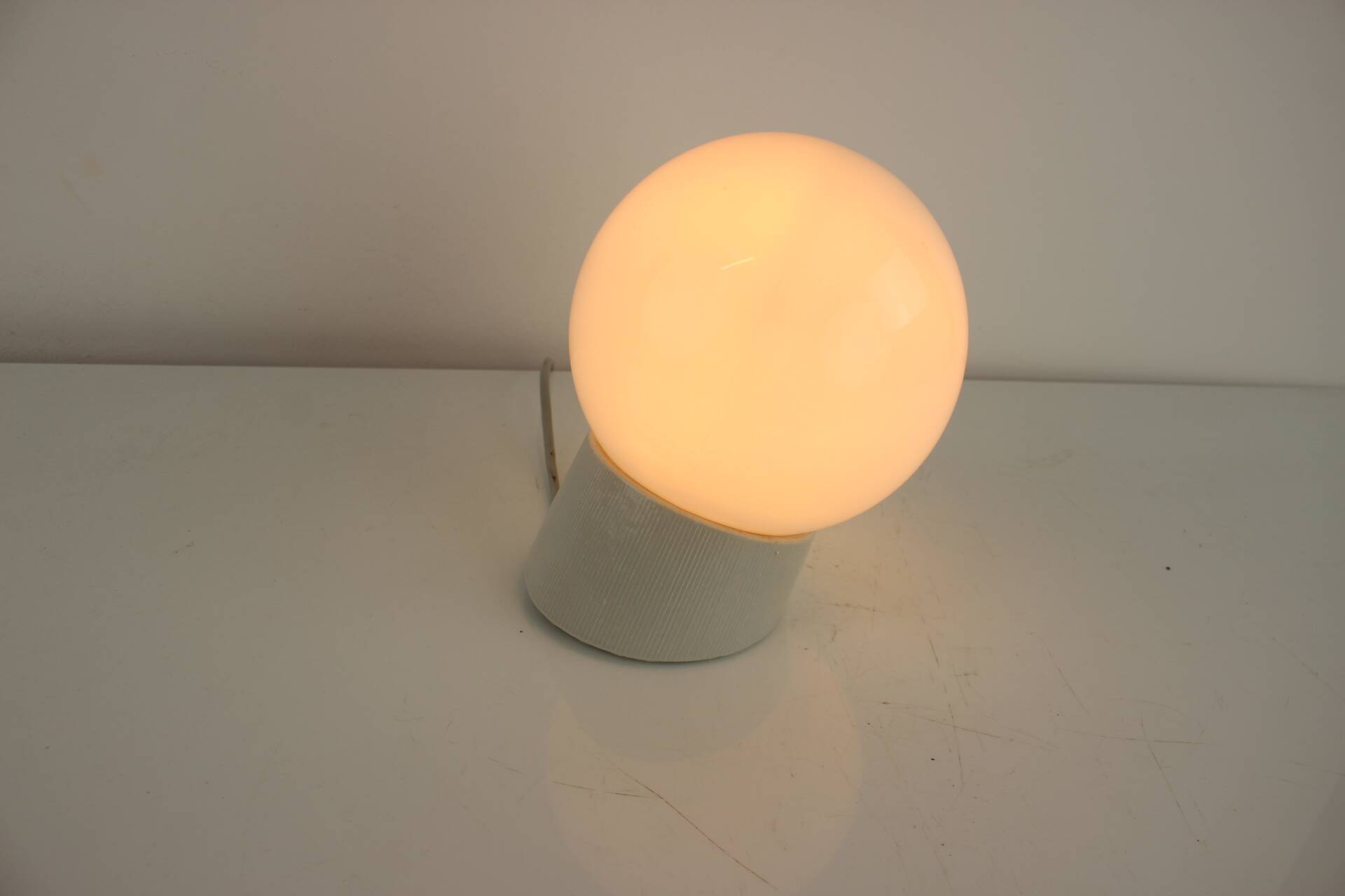 Mid-Century Outdoor Porcelain Lamp, 1950's