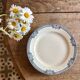 Compote dish - footed plate in ironstone model Jumièges from Salins