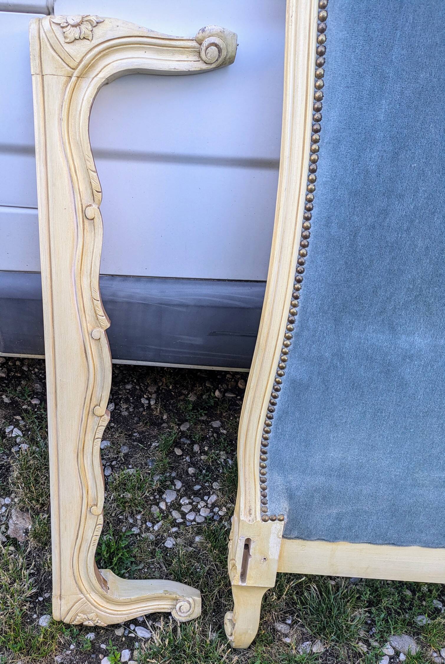 Louis XV style single bed