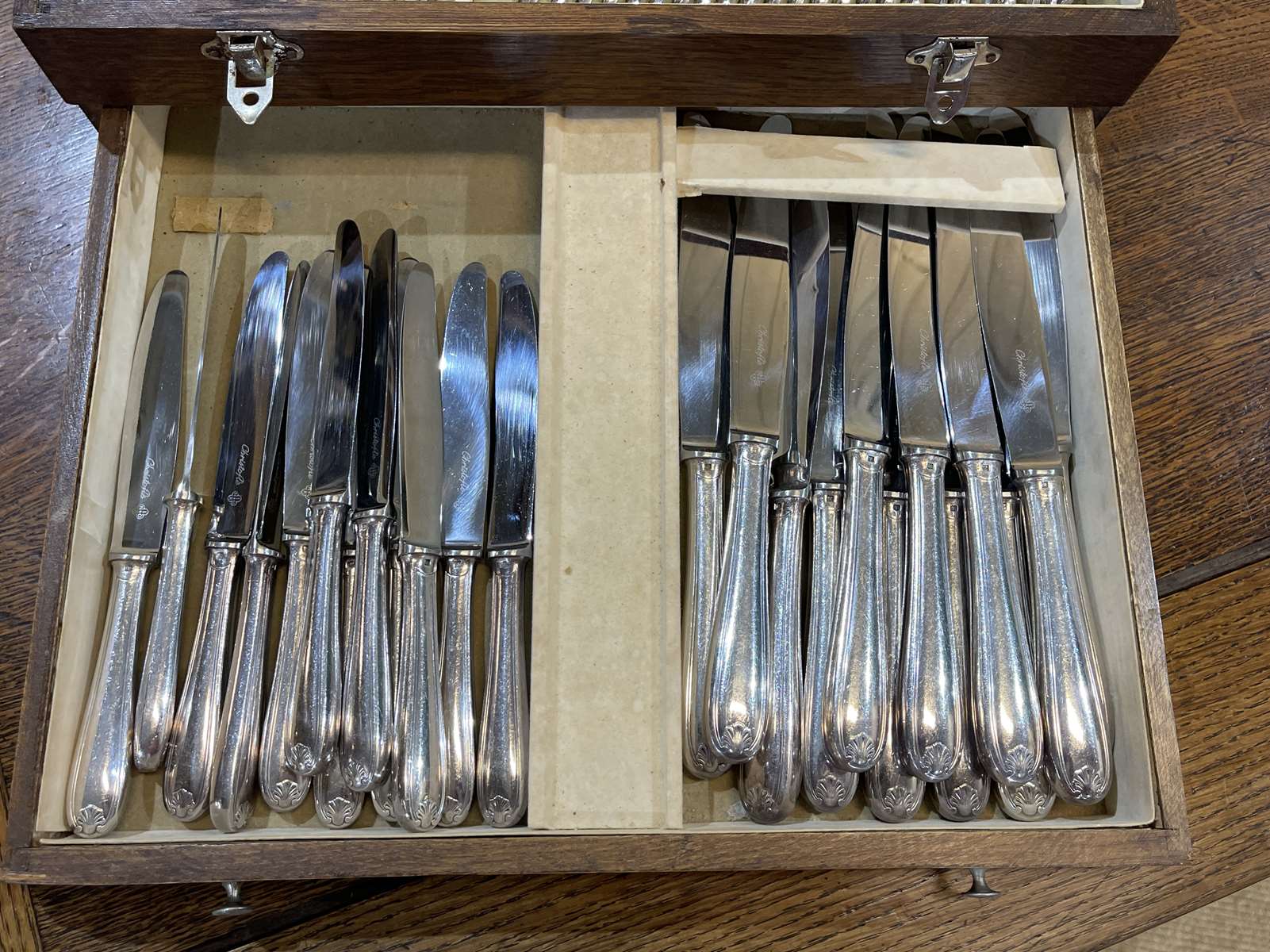 Housewife christofle shell model - 61 pieces