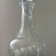 Vintage crystal whiskey decanter