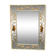 Antique mirror with parecloses and eglomised glass 18th century style