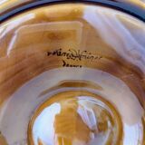 Set of 6 Sarreguemines oyster plates