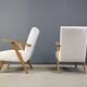 Pair of mid century dutch armchairs, 1960s