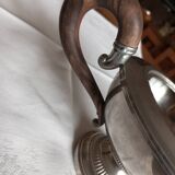 Shiny pewter tea set