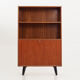 Bookcase with bar Scandinavian design 1980s