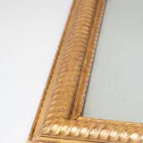 Old mirror with mercury ice gadroons 19th