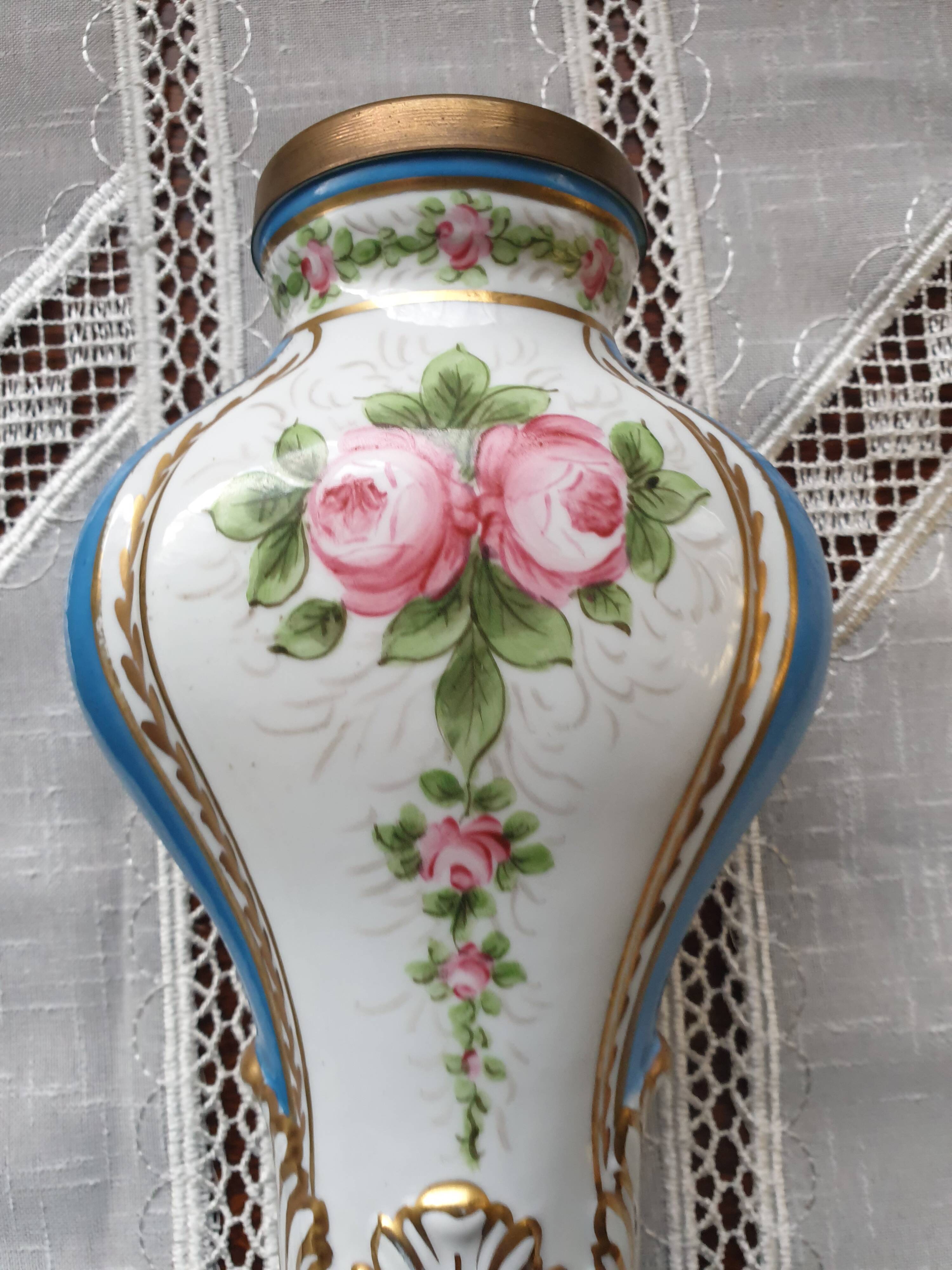 Porcelain vase signed chanèle made in France