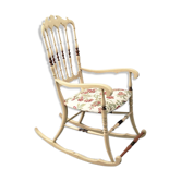 Rocking chiavarina vintage clear ash with seat in Damascus, 1950