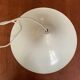 White "trumpet" lamp from the 1960s by the manufacturer AKA.