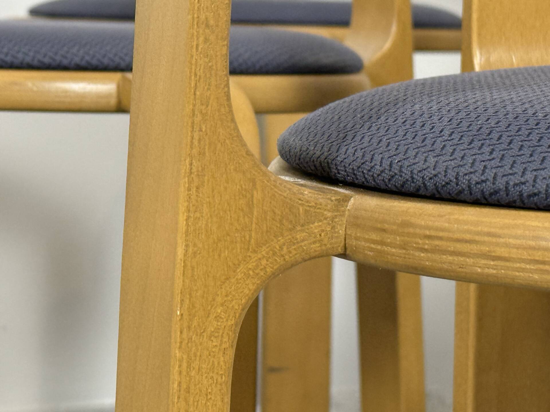 8 Bruno Rey chairs – Dietiker – Model 3300 – Swiss design