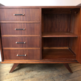 Vintage dark wood sideboard