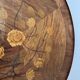 Louis XV style marquetry wood side table, 20th century