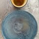 Art Glass Duo Soisy-sur-École - Matching Bowl & Vase - Signed