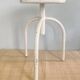 Adjustable metal pharmacy stool