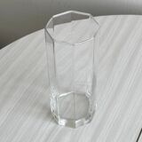 Vase en verre transparent, design classique