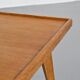 Coffee table with tapered legs, France, circa 1950-1960.