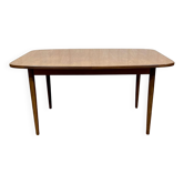 G-Plan teak dining table from the 1970s with extension.