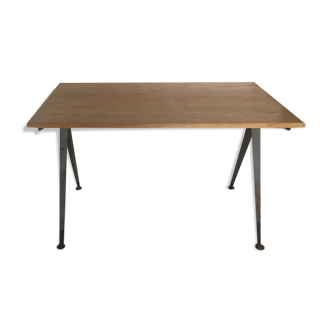 Jean Prouvé "compas" table from the 50's
