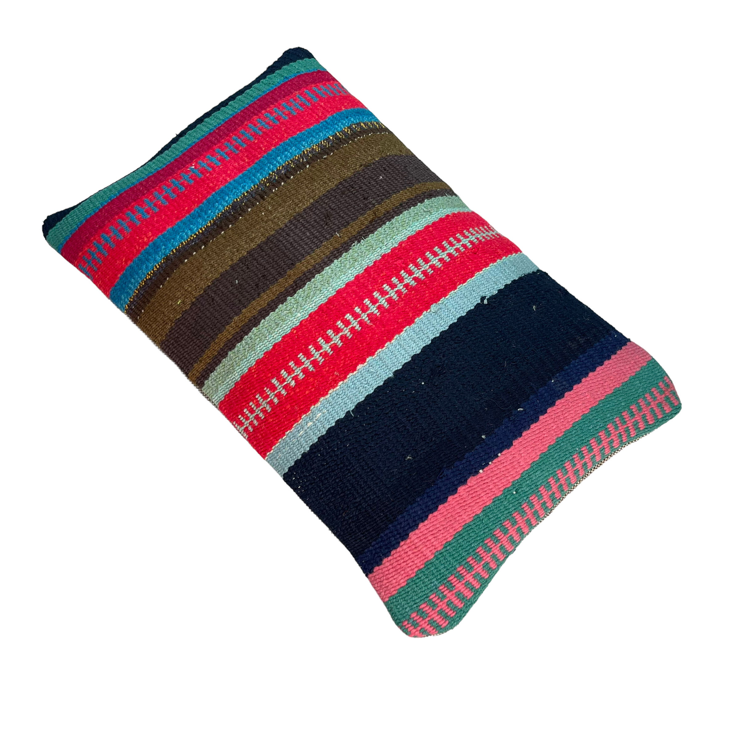 Vintage turkish kilim cushion cover 30x50cm