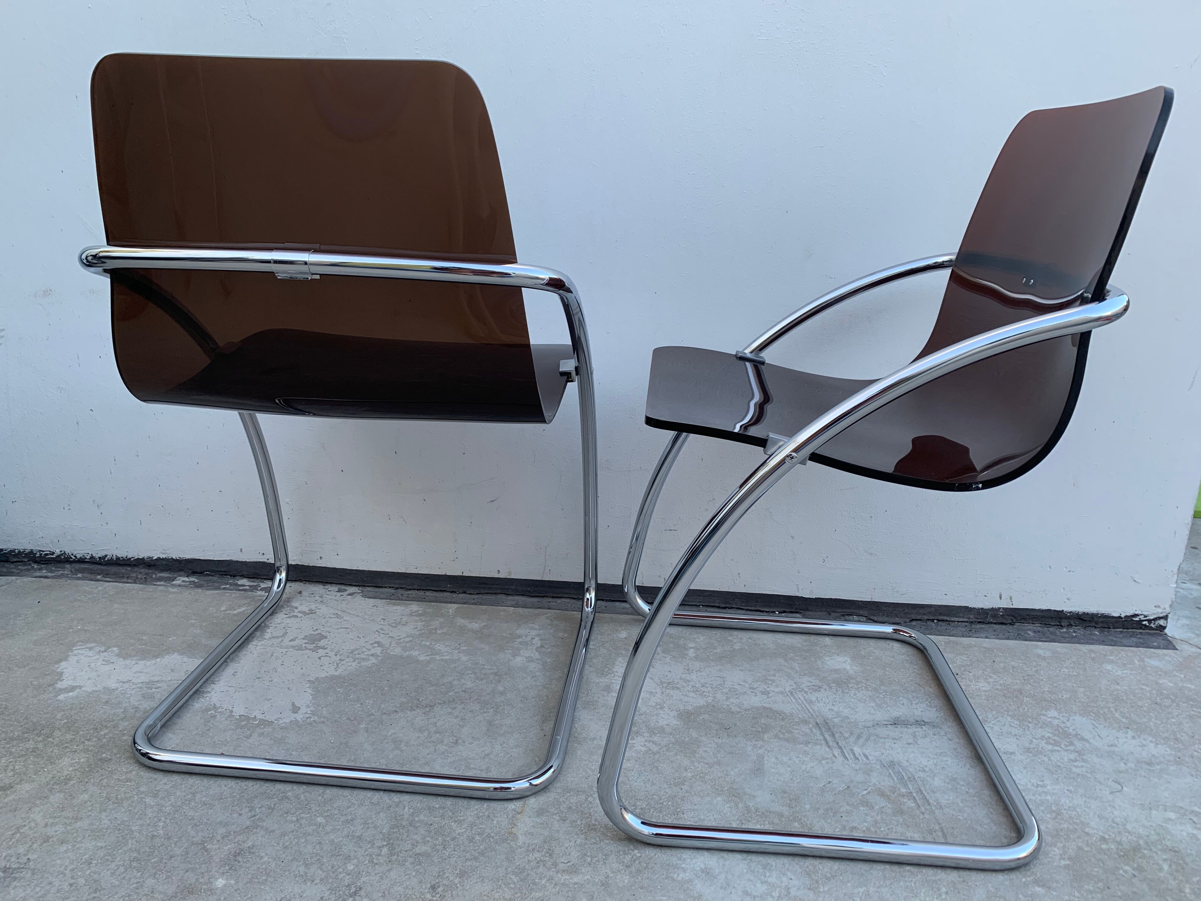 Pair of armchairs Blooming design Yves Christin, Airborne