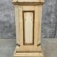 Antique church column on wooden base 135 cm high
