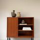 Vintage wooden cabinet with shelves and 1 door