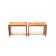 Unique set of 2 vintage tables / bedside tables by Ate van Apeldoorn for Houtwerk Hattem