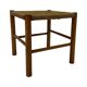 Vintage Stool Danish Papercord Rope Stool Mid Century