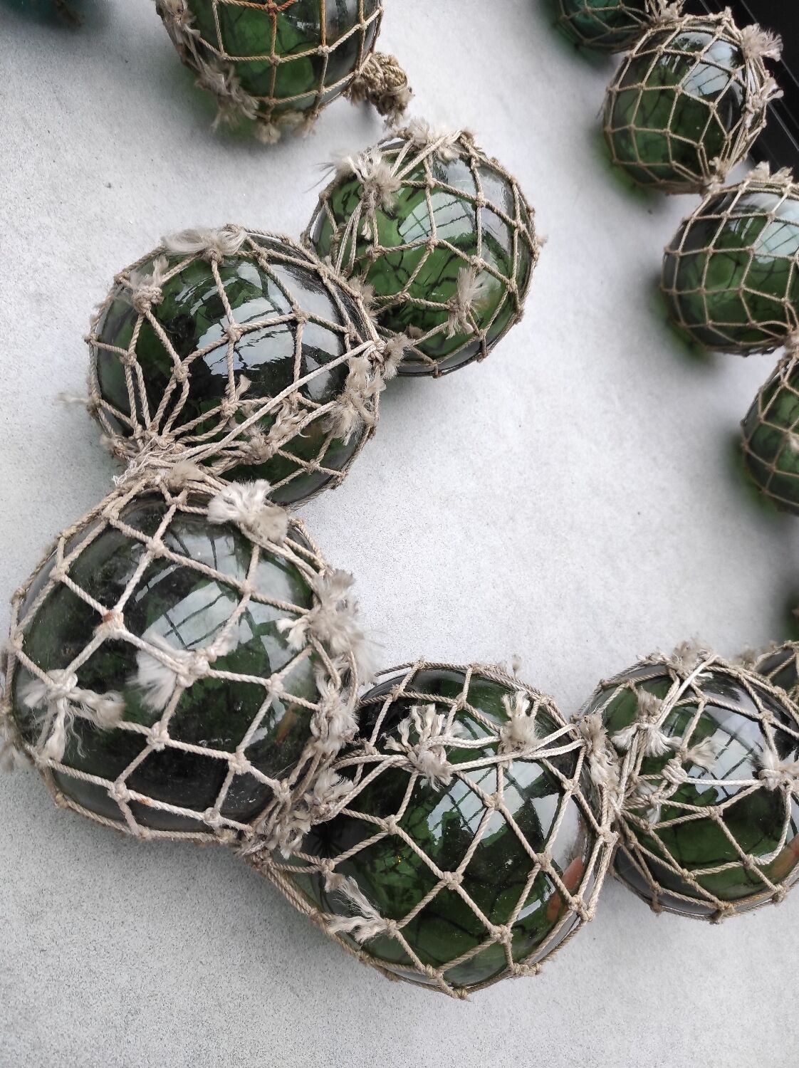 Fishermen's glass floats