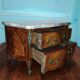 Miniature chest of drawers in Louis XV style marquetry