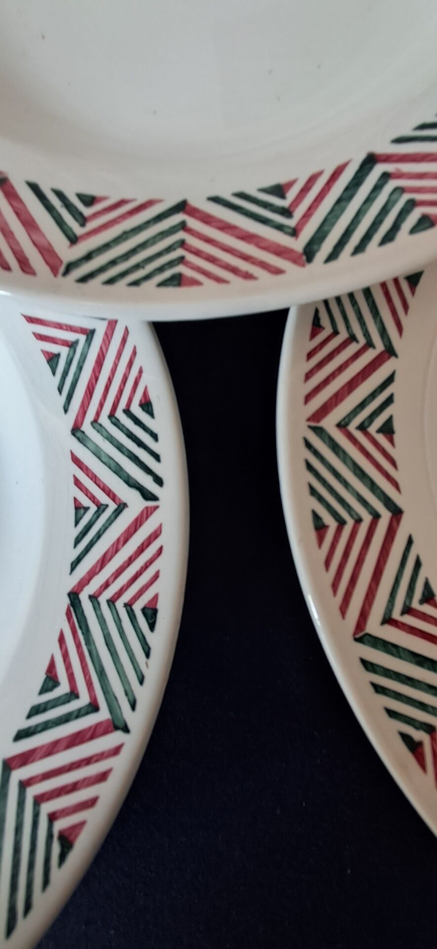 6 assiettes creuses modèle Adèle de Digoin Sarreguemines