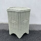 Rattan side table