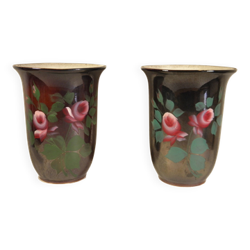 Pair of art deco basin lamps