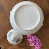 Ceramic flower pot and lid