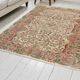 Tapis floral anatolien fait main