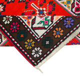 Handwoven Antique Anatolian Multicolor Runner Rug 81 cm x 372 cm