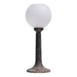 Metal and Opaque Glass Mid-Century Table Lamps (15 available)