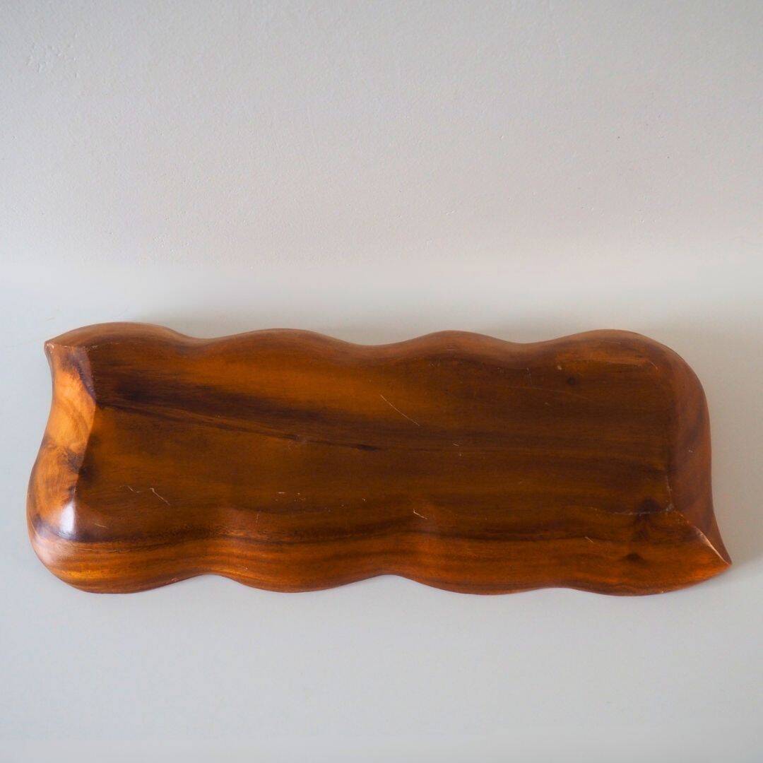1960S Wooden Serving Dish