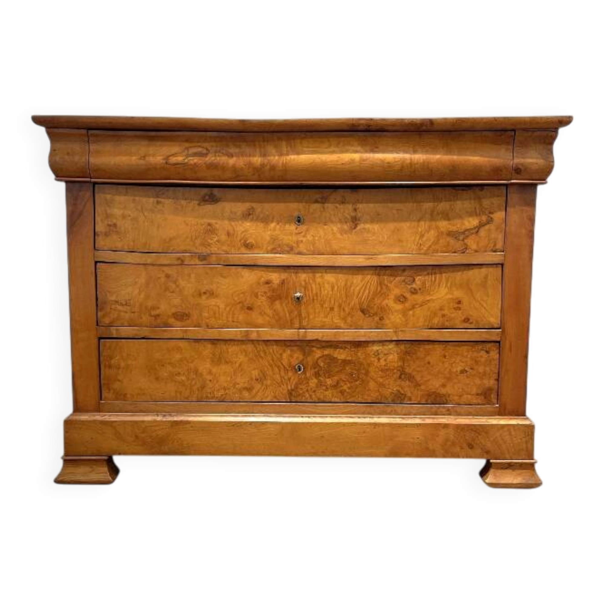 Charles X Commode, Elm, circa 1830