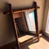 Bamboo mirror 72x62cm