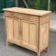 Vintage Parisian Art Deco sideboard renovated in wood 1945