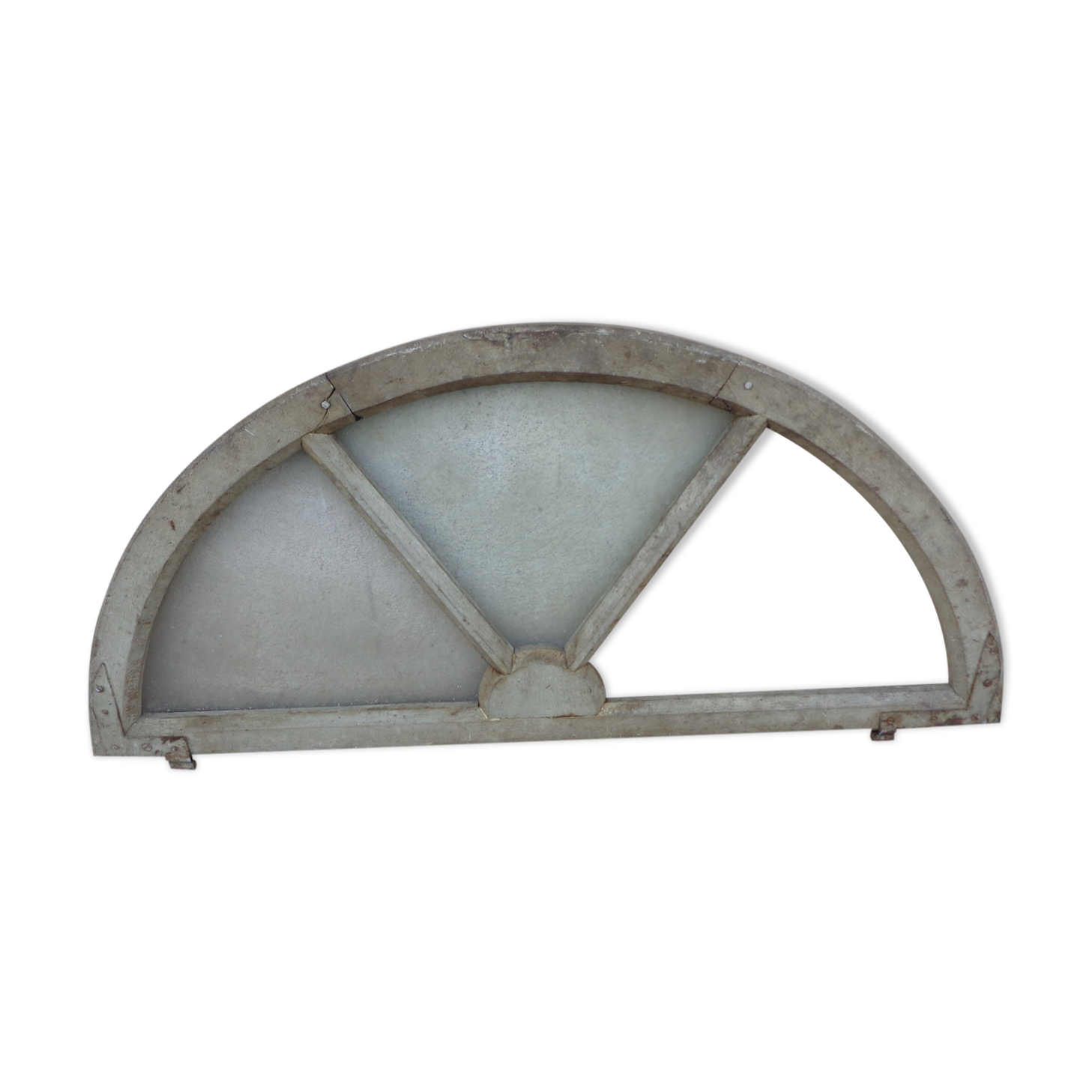 Window half moon pine